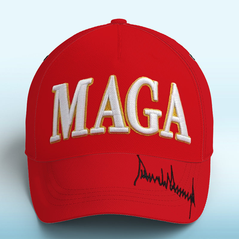 MAGA Trump2024 Embroidered Baseball Cap, Trumpcap, 47th President Gifts