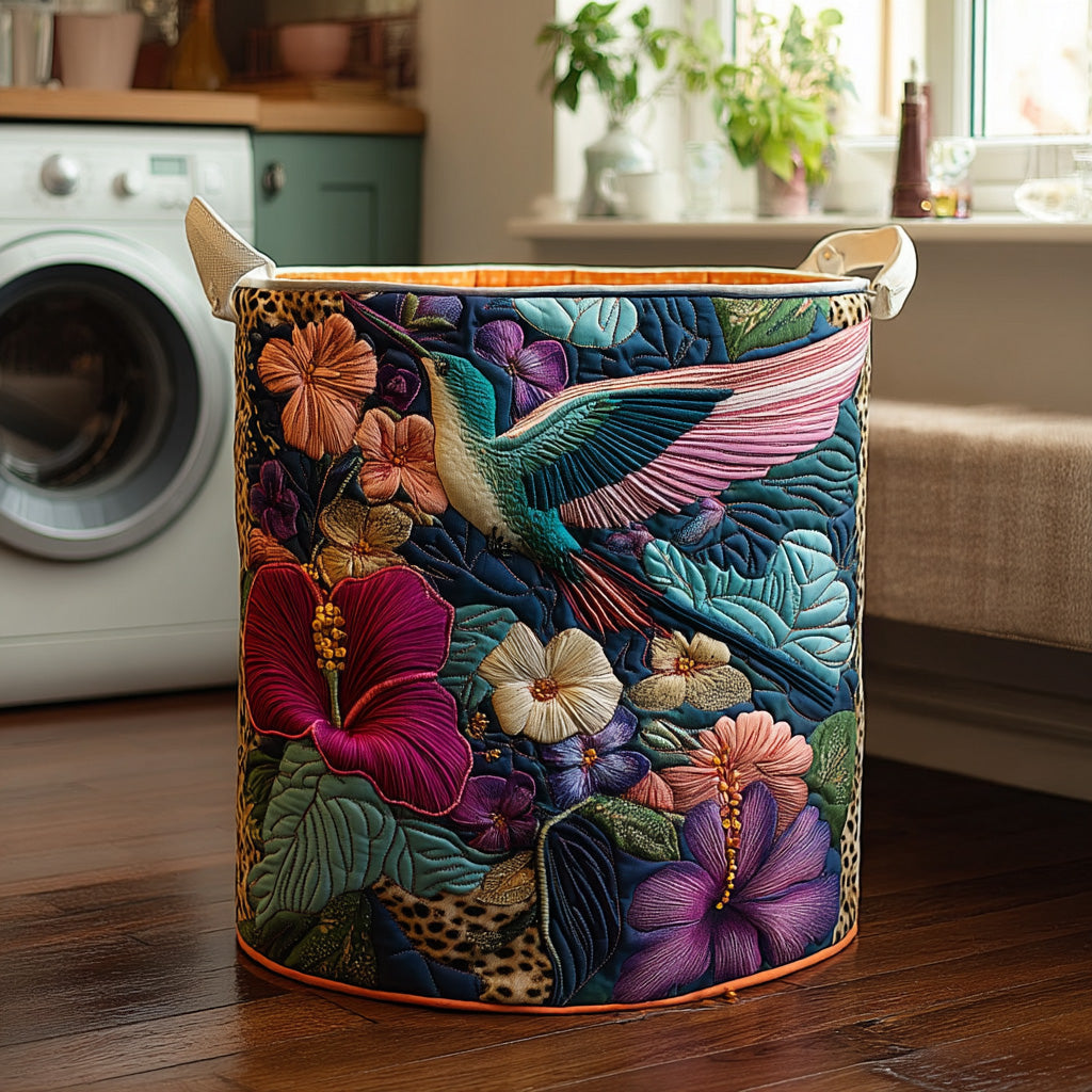 Antique Hummingbird Laundry Basket Laundry Gifts, Housewarming Gift Ideas, Mother's Day Gifts