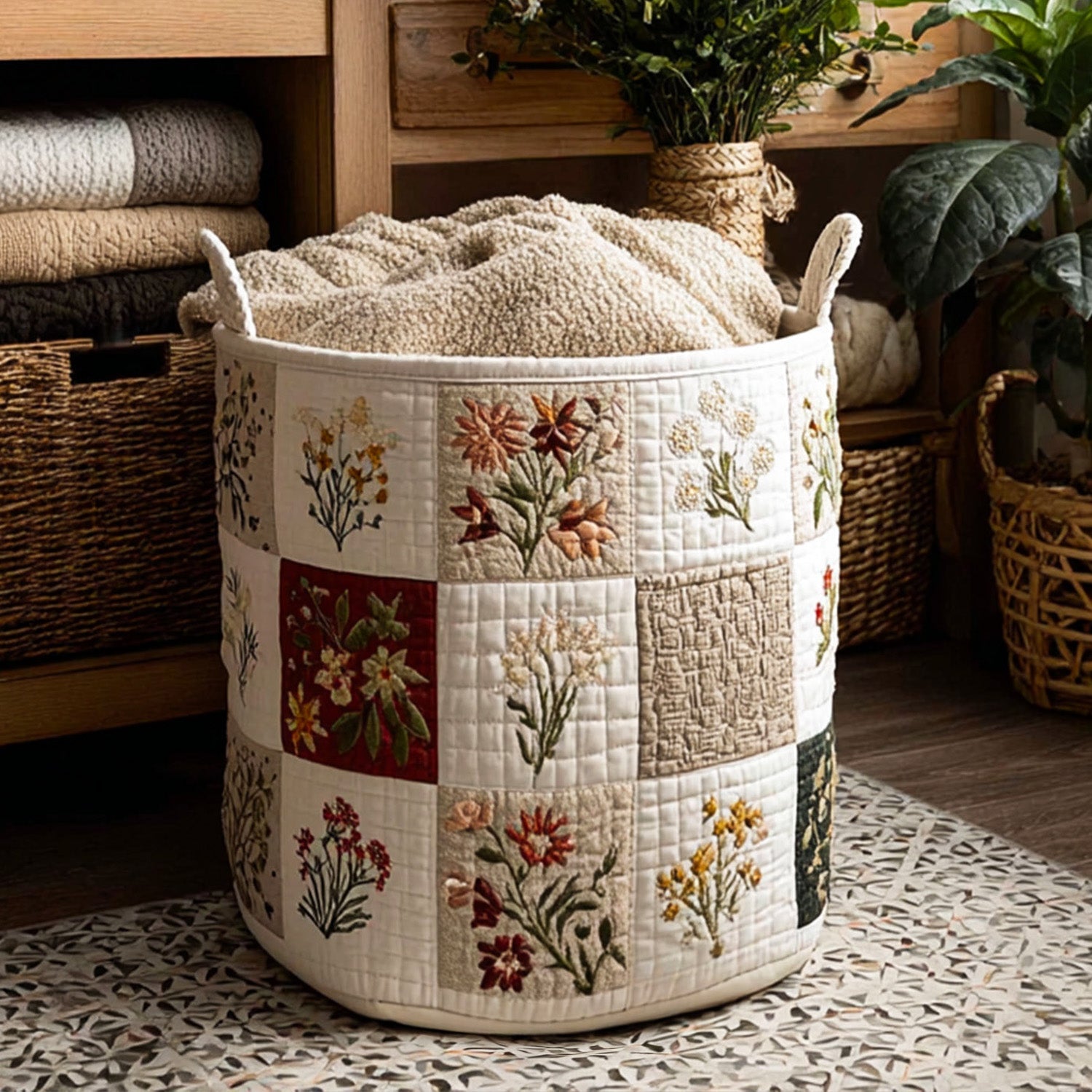 Aura Bloom Laundry Basket Laundry Gifts, Housewarming Gift Ideas, Mother's Day Gifts