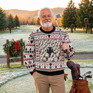 Black Sheep Fair Isle Ugly Christmas Sweater, Funny Christmas Outfit, Christmas Gifts