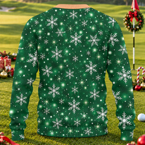 Santa's Favorite Bikini Ugly Christmas Sweater, Christmas Gifts, Golf Lover Gifts