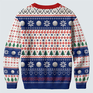 Ugly Christmas Sweater Santa Golf Balls, Ugly Sweater Party, Funny Christmas Outfit