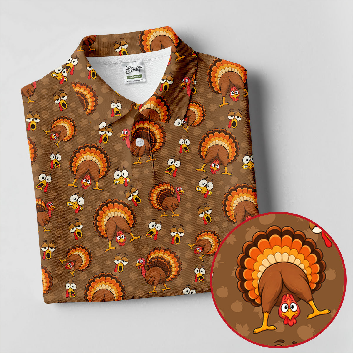 Feathergiving Thanksgiving Golf Shirt, Womens Golf Apparel, Golf Gifts For Women