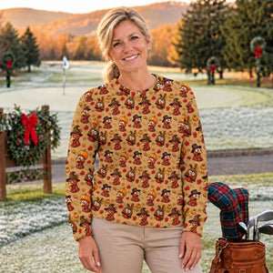 Ugly Christmas Sweater Thanksgiving Pilgrim Turkey, Funny Xmas Gift, Christmas Gifts
