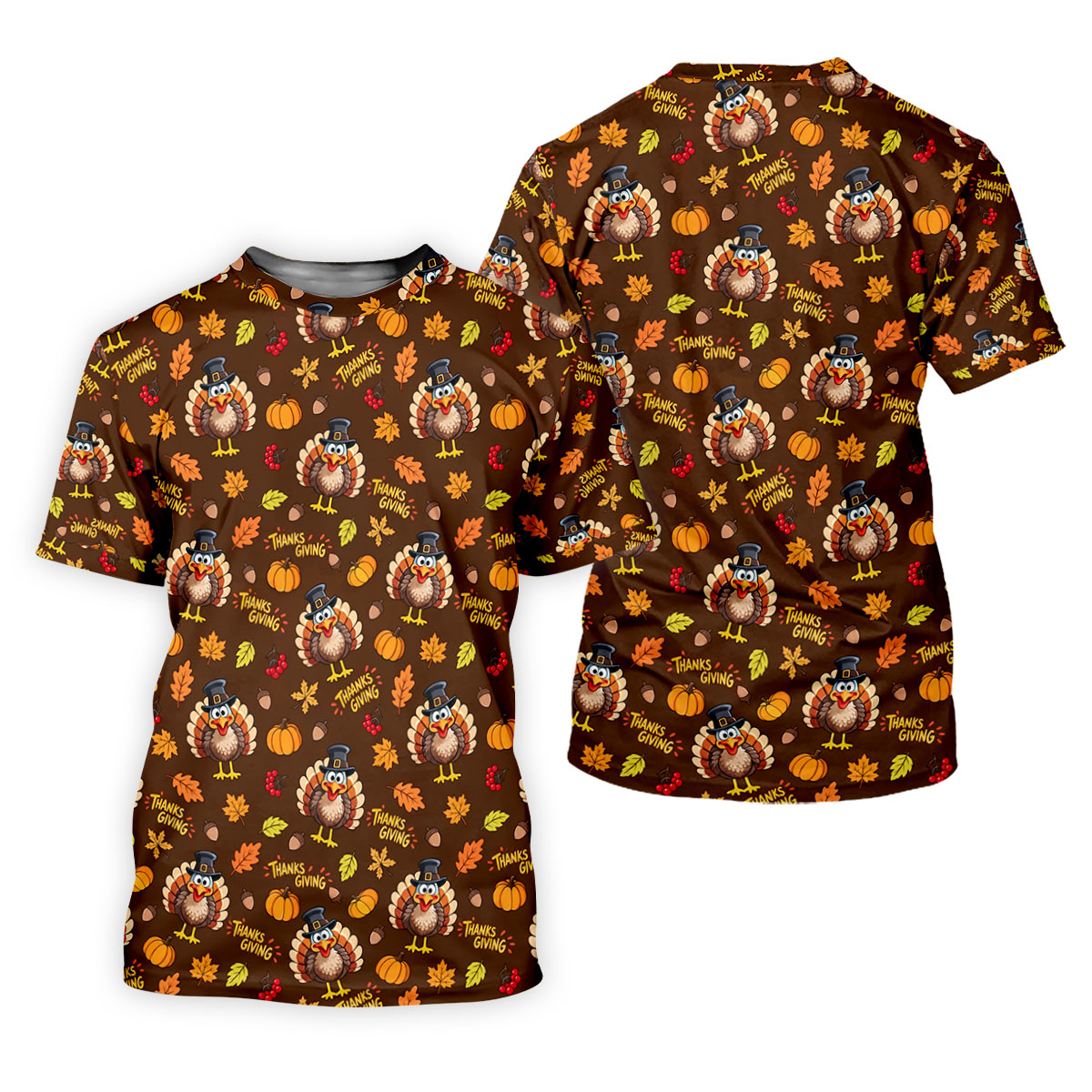 Pilgrimgiving Thanksgiving Golf Shirt, Golf Shirts For Men, Funny Mens Golf Shirts
