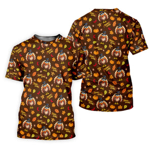 Pilgrimgiving Thanksgiving Golf Shirt, Golf Shirts For Men, Funny Mens Golf Shirts