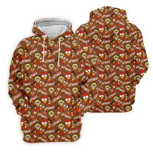 Gobblegiving Thanksgiving Golf Shirt, Womens Golf Apparel, Golf Shirts For Women