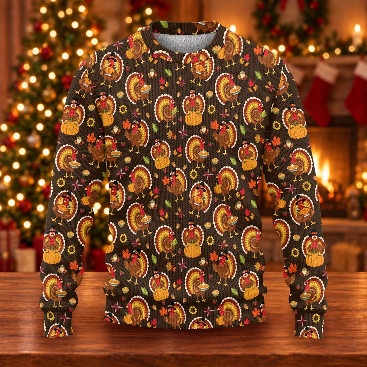 Ugly Christmas Sweater Thanksgiving Turkey Ring, Ugly Sweater Party, Golf Lover Gifts