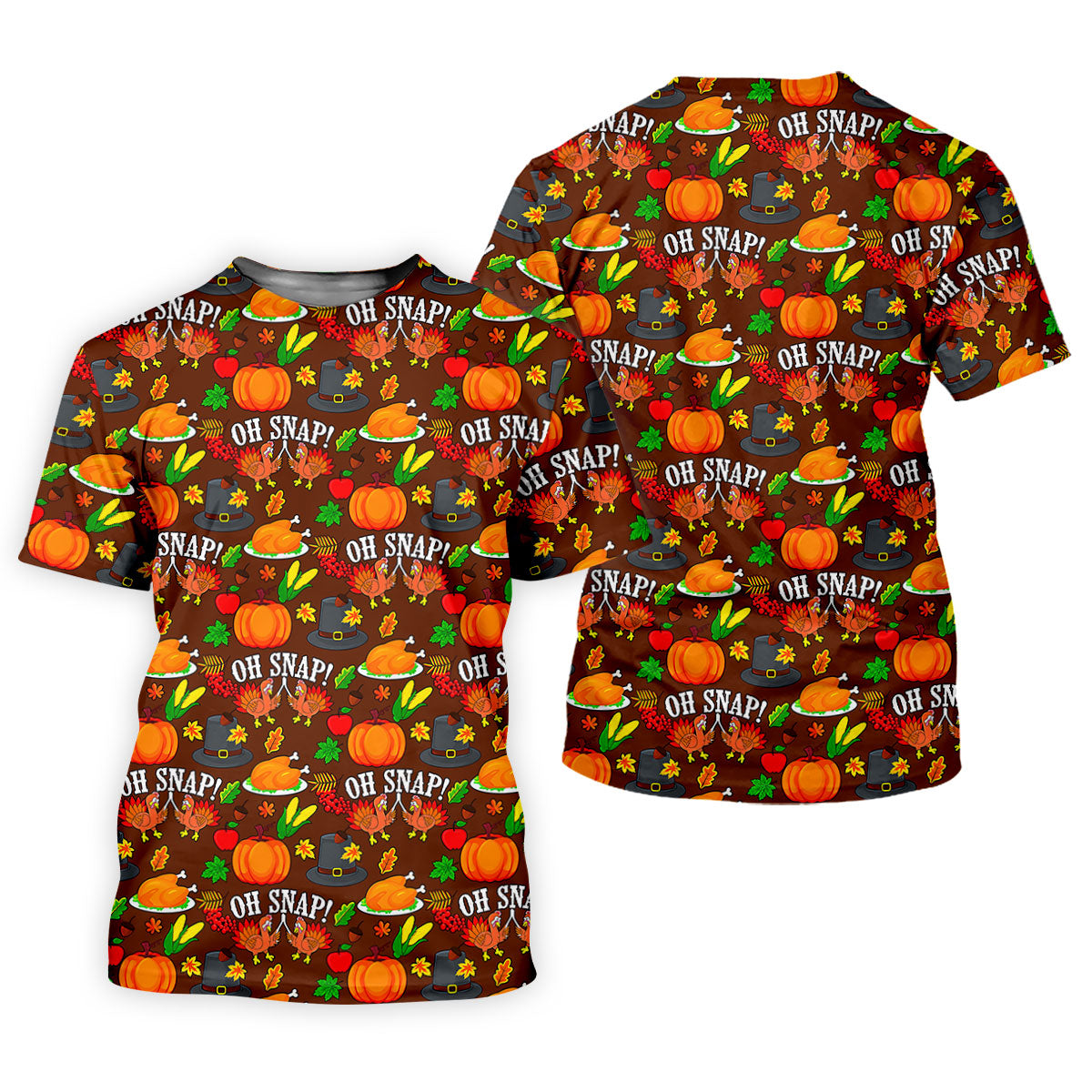 Thanksgiving Oh Snap Pumpkin Golf Shirt, Ladies Golf Shirts, Womens Golf Apparel