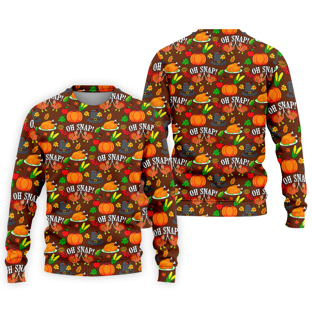 Thanksgiving Oh Snap Pumpkin Golf Shirt, Mens Golf Polo, Mens Holiday Golf Shirts