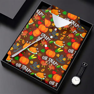 Thanksgiving Oh Snap Pumpkin Golf Shirt, Ladies Golf Shirts, Womens Golf Apparel