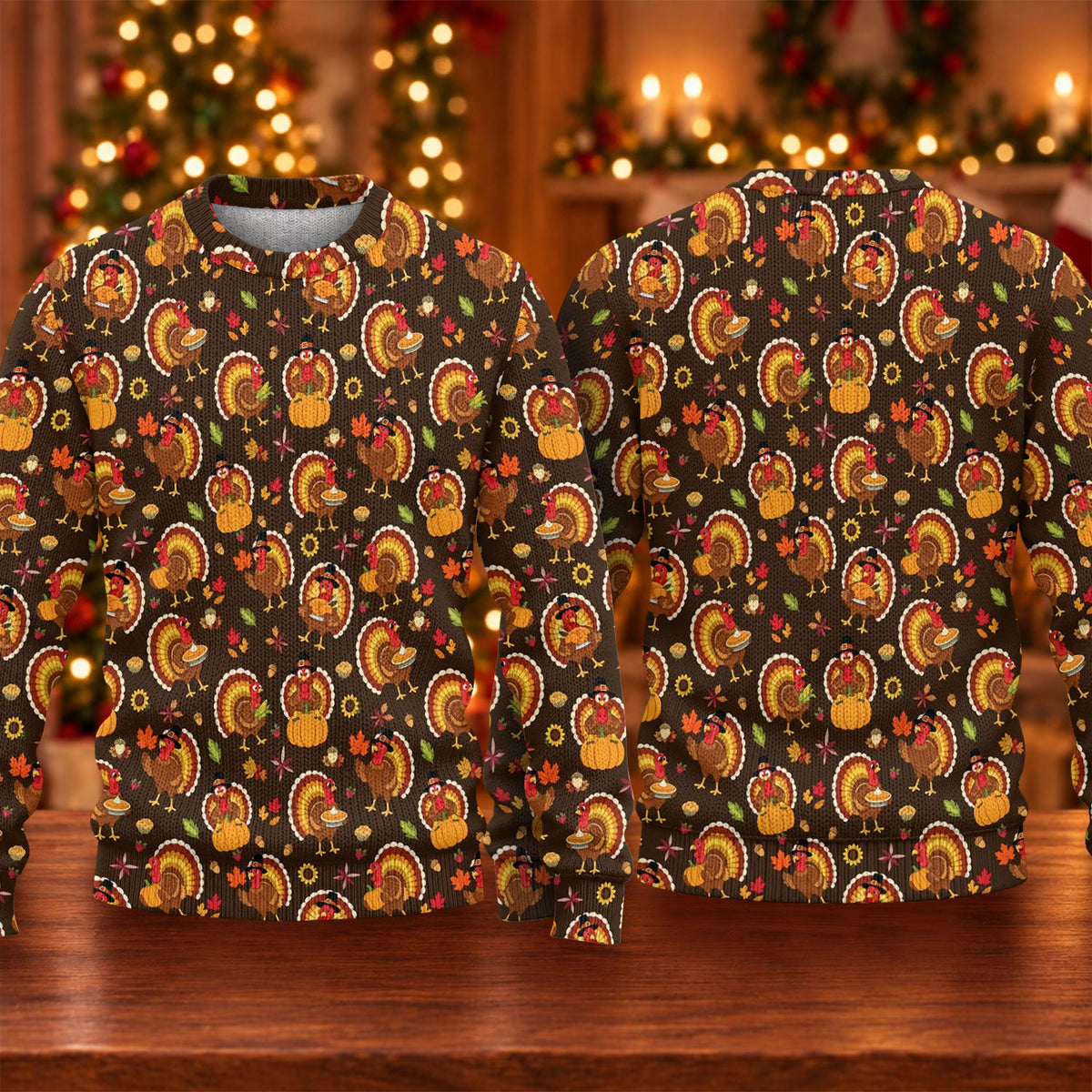 Ugly Christmas Sweater Thanksgiving Turkey Ring, Ugly Sweater Party, Golf Lover Gifts