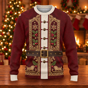 Ugly Christmas Sweater Vintage Tapestry, Ugly Sweater Party, Christmas Golf Gift