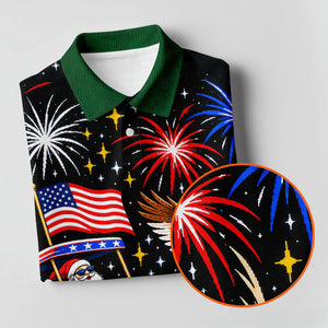 Eagle Santa Golf Cart Christmas Golf Shirt, Ladies Golf Shirts, Golf Shirts For Women