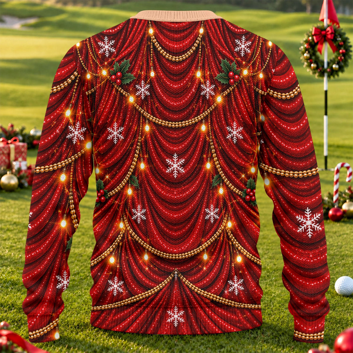 Busty Reindeer Santa Suit Ugly Christmas Sweater, Ugly Sweater Party, Funny Xmas Gift