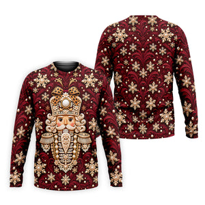Pearl Nutcracker Christmas Golf Shirt, Mens Golf Clothing, Mens Holiday Golf Shirts
