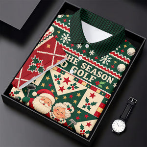 Tis The Season To Golf Christmas Golf Shirt, Womens Golf Shirts, Ladies Golf Apparel