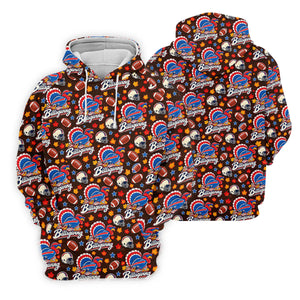 Helmet Football Fall Thanksgiving Golf Shirt, Ladies Golf Apparel, Womens Golf Shirts