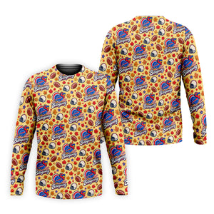 Yellow Football Leaves Thanksgiving Golf Shirt, Golf Shirts For Men, Mens Golf Shirts