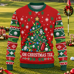 Oh Christmas Tee Ugly Christmas Sweater, Christmas Golf Gift, Funny Christmas Outfit - View 1
