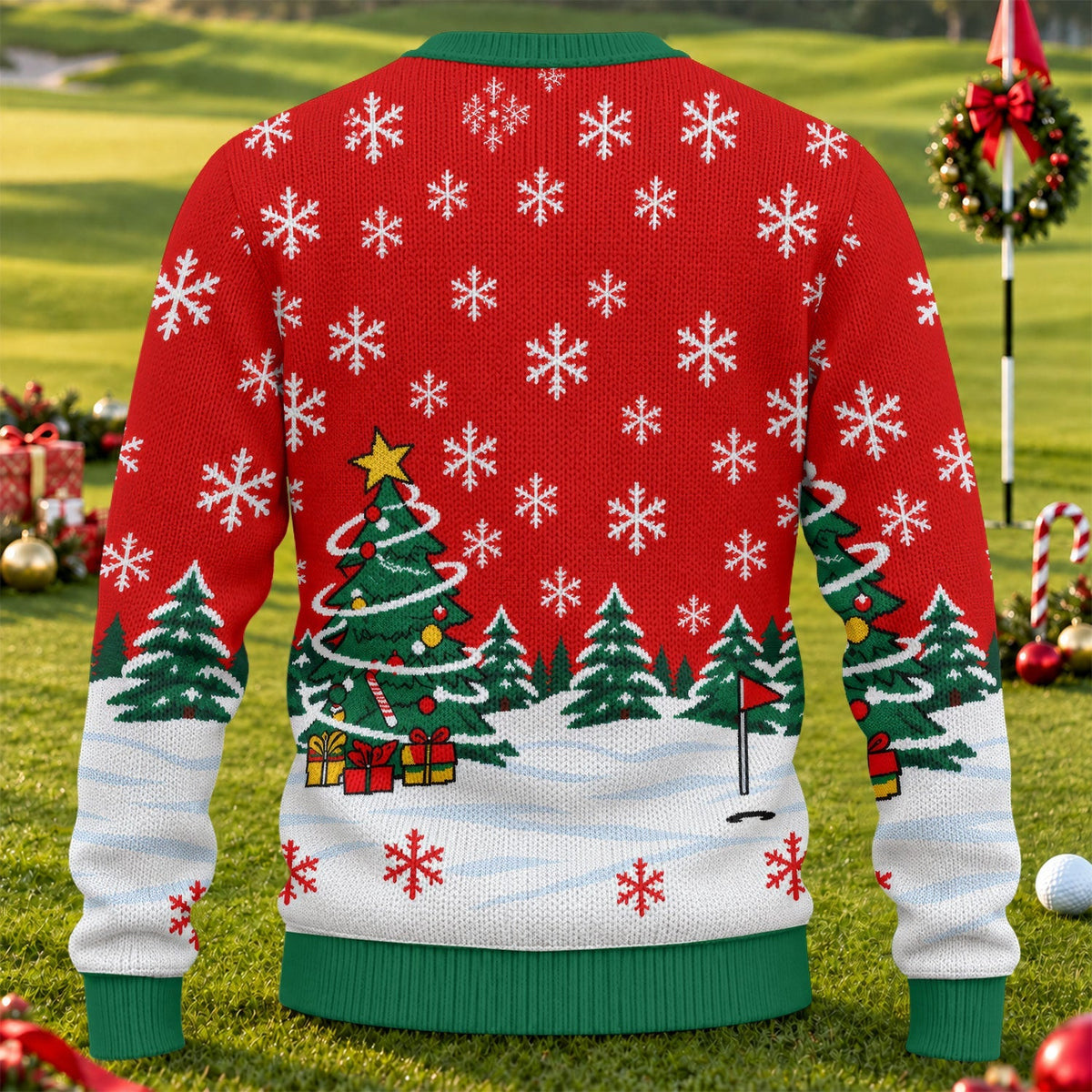 Are You Looking At My Putt Ugly Christmas Sweater, Golf Lover Gifts, Funny Xmas Gift - View 2