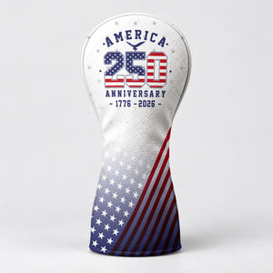 America 250 Anniversary 1776-2026 Flag Golf Head Cover, Golf Gift, Gift For Golfers
