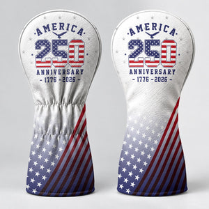 America 250 Anniversary 1776-2026 Flag Golf Head Cover, Golf Gift, Gift For Golfers