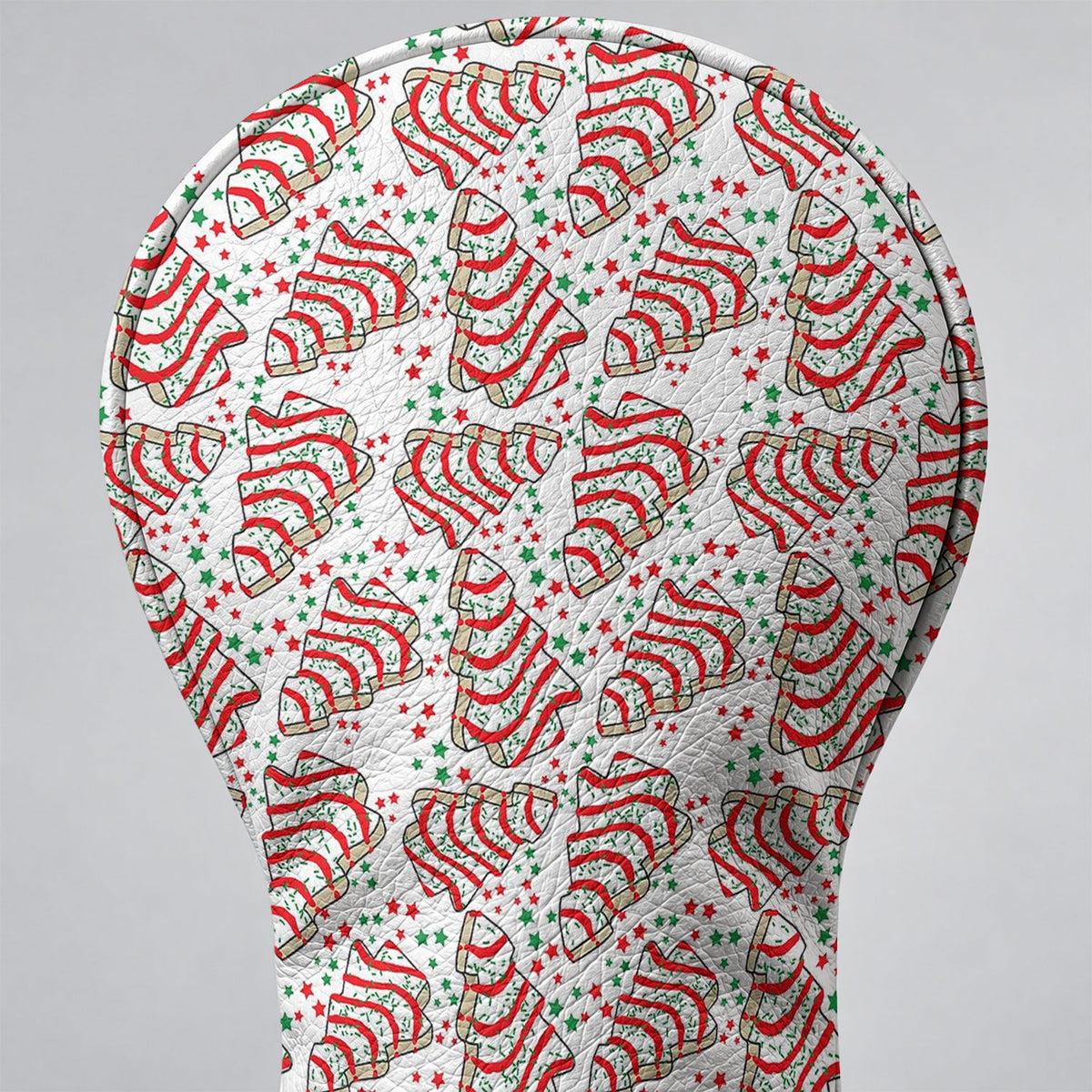 Christmas Tree Cakes White And Red Golf Head Cover, Christmas Golf Gift, Gift For Him