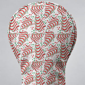 Christmas Tree Cakes White And Red Golf Head Cover, Christmas Golf Gift, Gift For Him
