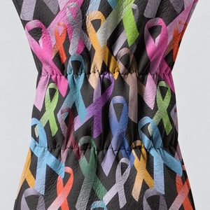 Cancer Sucks In Every Color Black Ribbon Golf Head Cover, Fun Golf Gift, Driver Cover