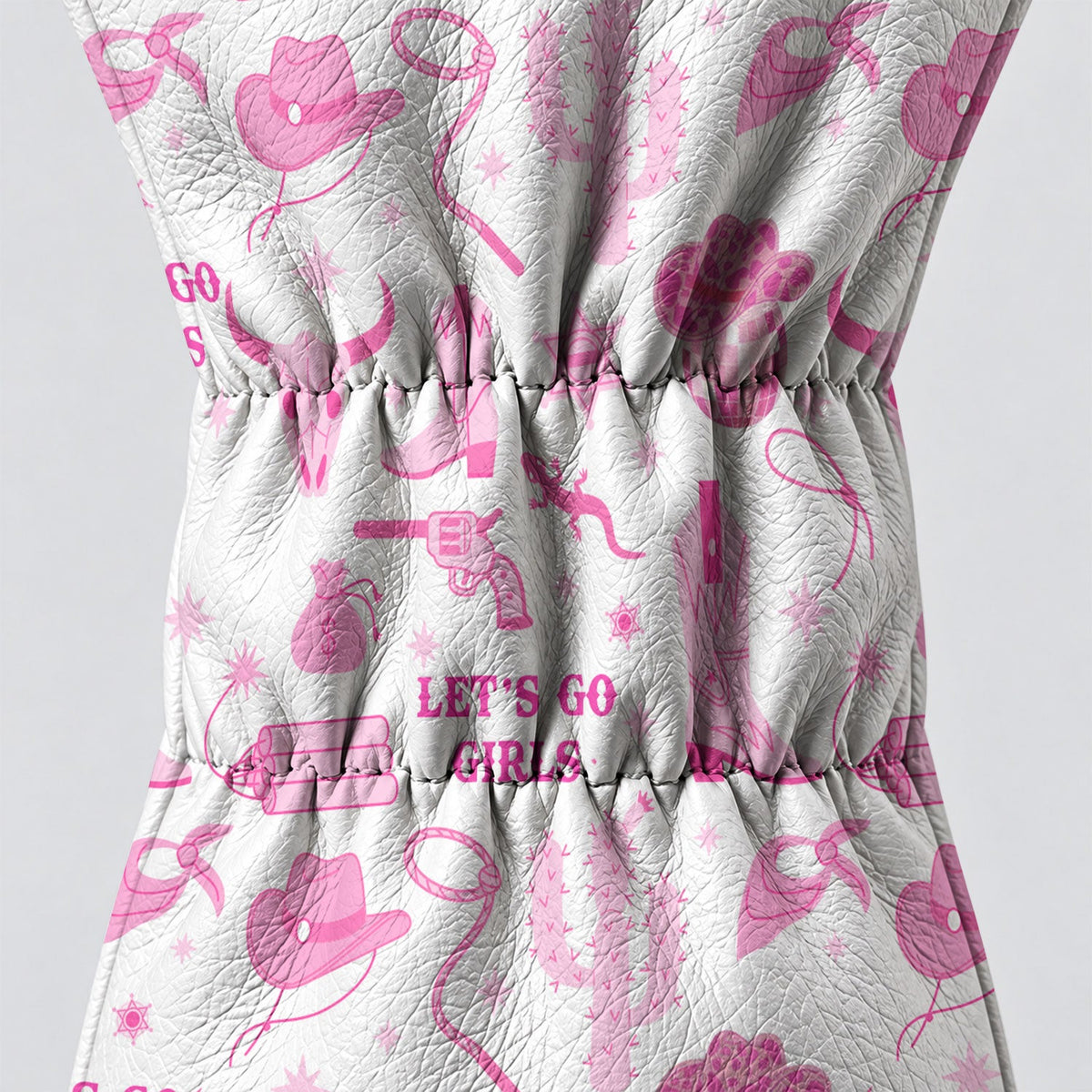 Let's Go Girls Pink Cowgirl Golf Head Cover, Golf Gifts For Women, Ladies Golf Gift