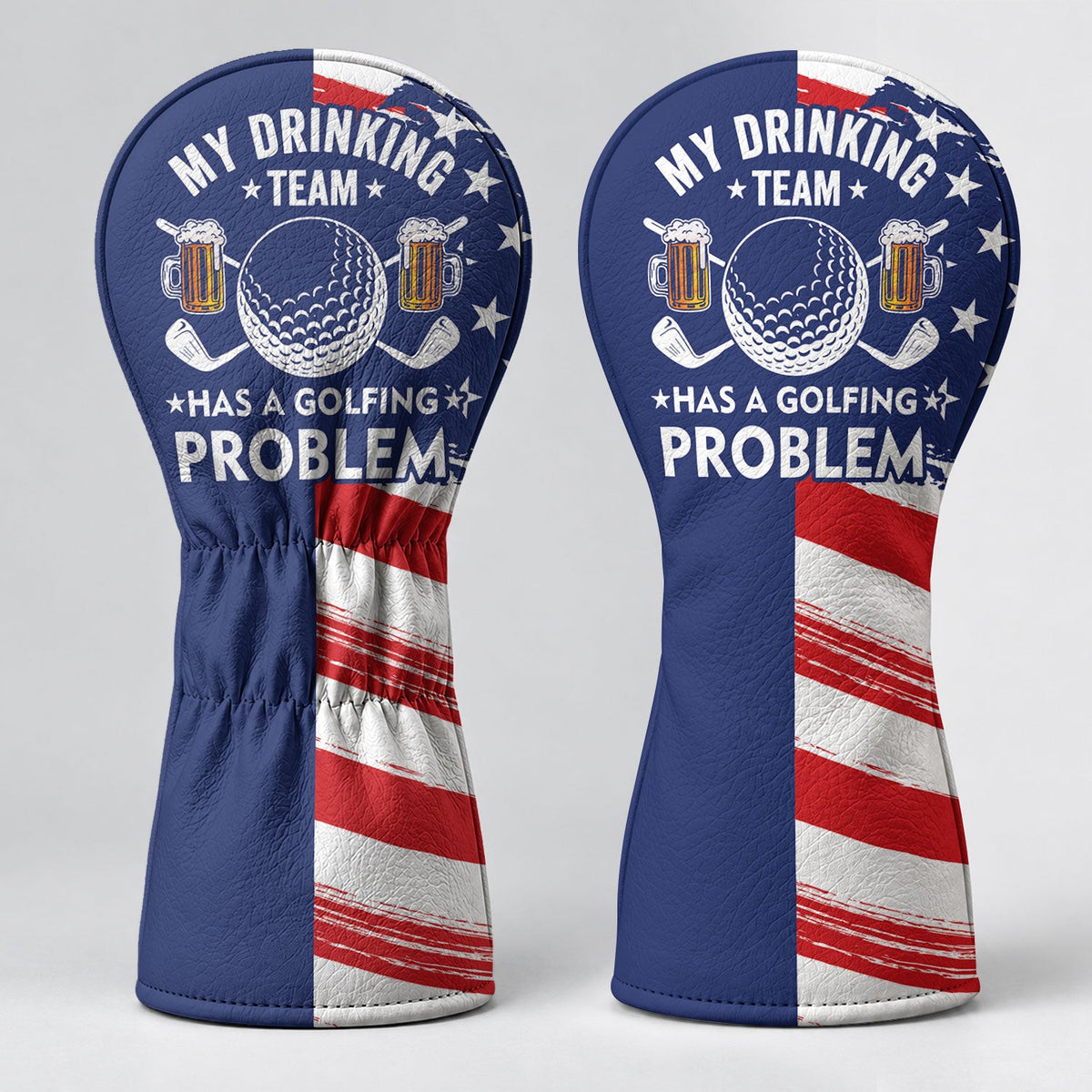 My Drinking Team Has A Golfing Problem Golf Head Cover, Golf Lover Gift, Golfer Gift