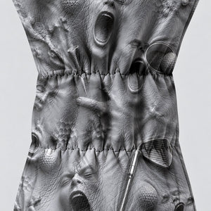Screaming Face All Over Graphic Golf Head Cover, Golf Gifts For Him, Golf Club Covers