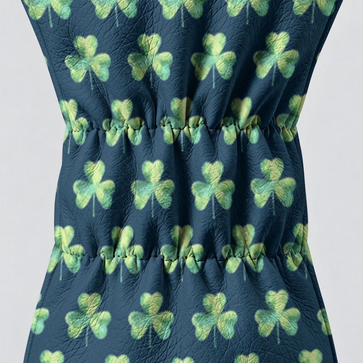 St Patrick's Day Shamrock Golfer Green Golf Headcover, Irish Golf Gift, Driver Cover