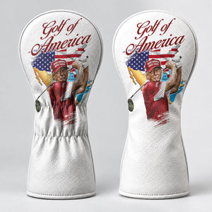 Trump Golf Of America 250th Anniversary Golf Headcover, Golfer Gift, Driver Headcover