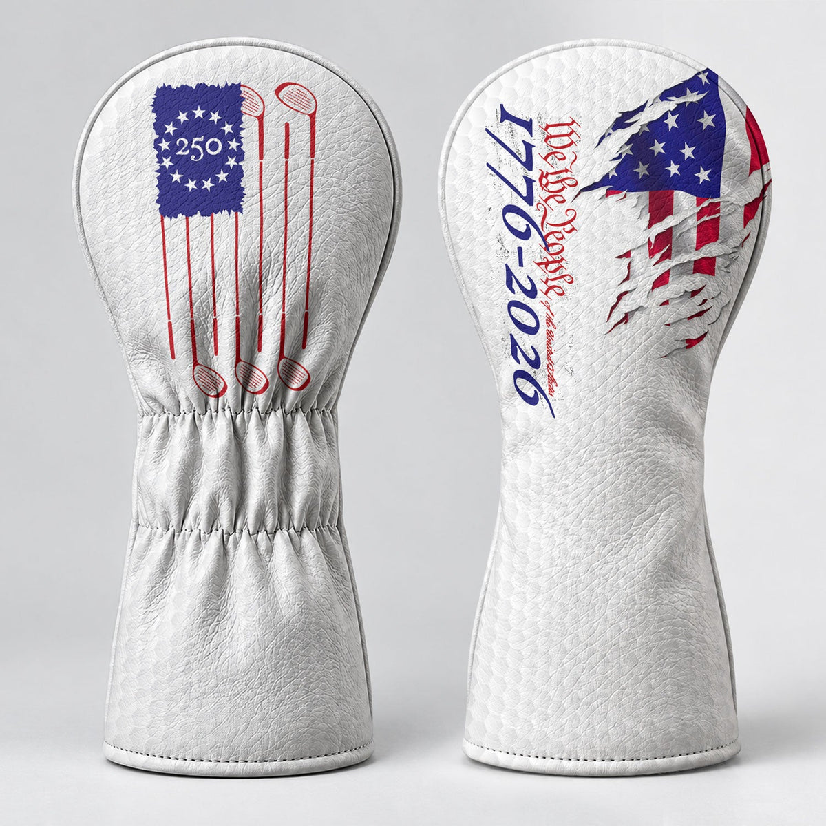 We The People 1776-2026 Betsy Ross Flag Golf Headcover, Golf Lover Gift, Gift For Him
