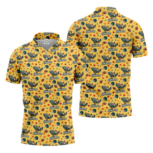 Eaglesgiving Thanksgiving Golf Shirt, Golf Shirts For Men, Mens Holiday Golf Shirts
