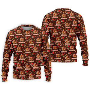 Chiefsgiving Thanksgiving Golf Shirt, Golf Shirts For Men, Funny Mens Golf Shirts