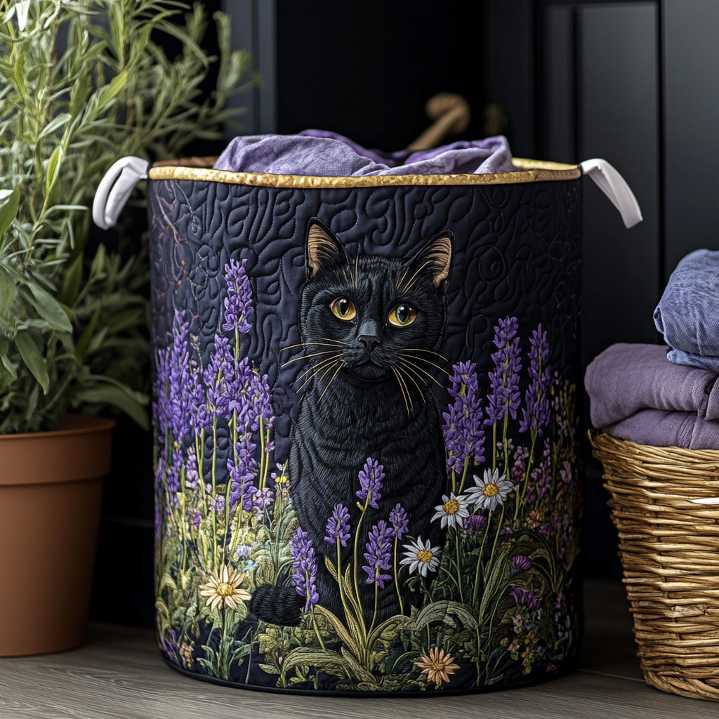 Black Cat Haven Laundry Basket Laundry Gifts, Housewarming Gift Ideas, Mother's Day Gifts