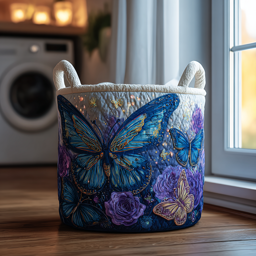 Butterfly Petal Laundry Basket Laundry Gifts, Housewarming Gift Ideas, Mother's Day Gifts
