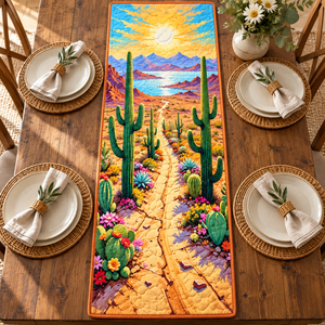 Desert Sunshine quilted table runner