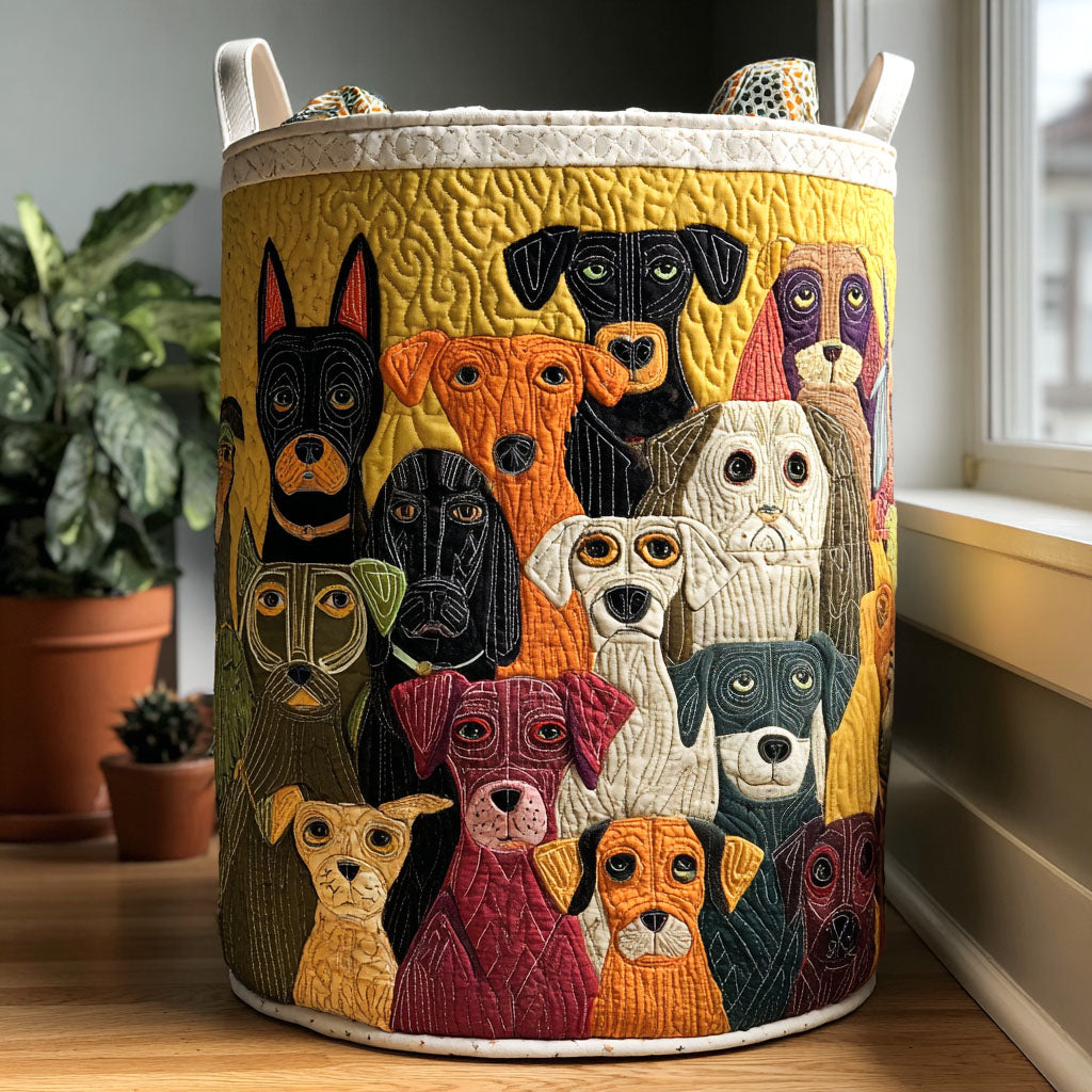 Canine Carnival Laundry Basket Laundry Gifts, Housewarming Gift Ideas, Mother's Day Gifts