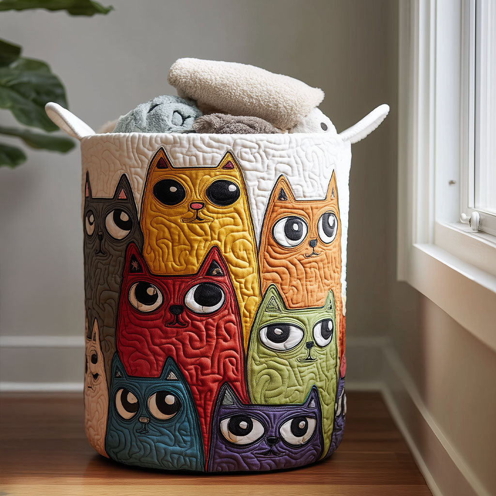 Cattitude in Color Laundry Basket Laundry Gifts, Housewarming Gift Ideas, Mother's Day Gifts