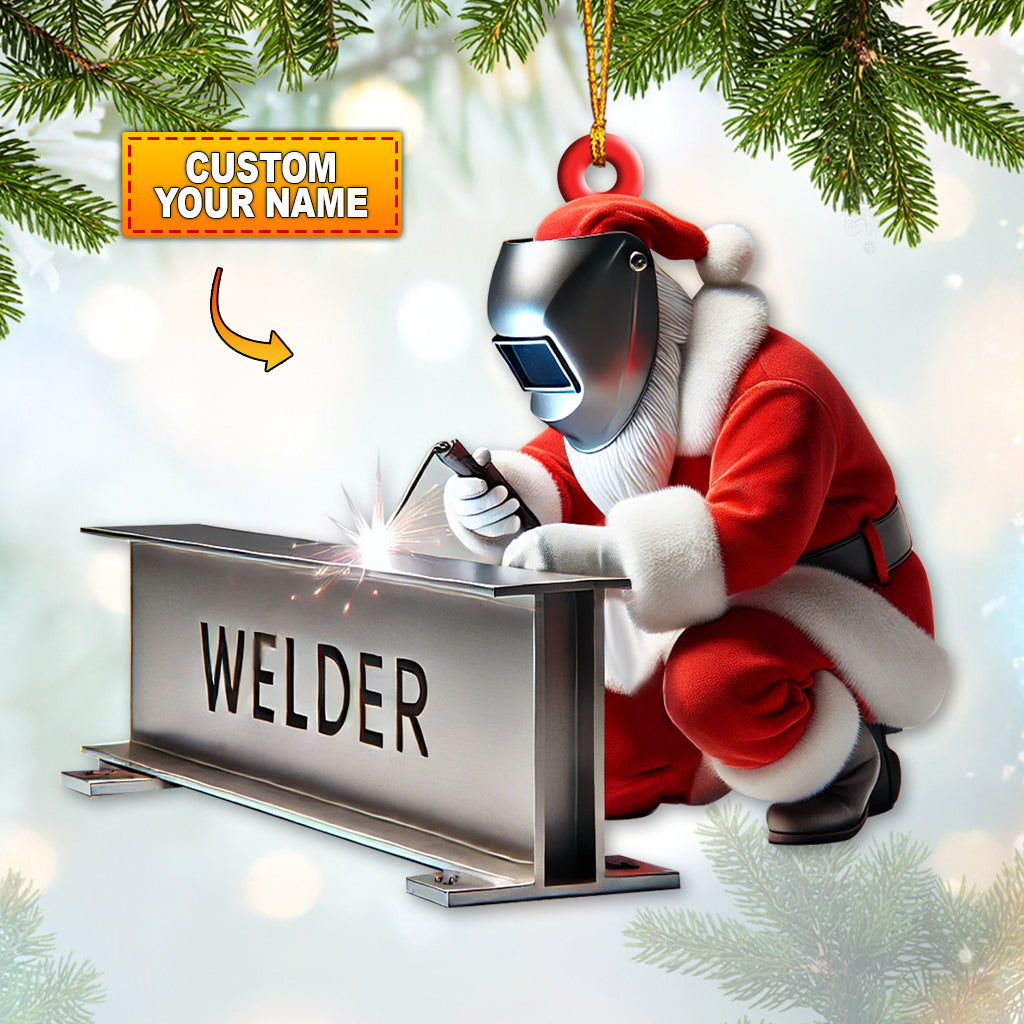 Welder Christmas Ornament, Welded Christmas Gifts And Decorations, Personalized Christmas Ornaments