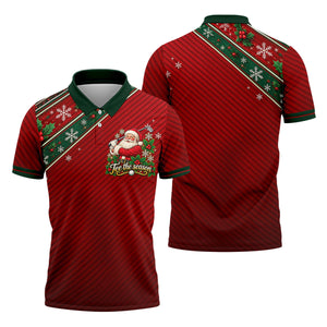 Christmas Tee The Season Santa Golf Shirt, Mens Golf Apparel, Golf Gifts For Men