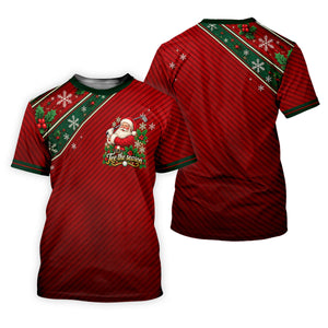 Christmas Tee The Season Santa Golf Shirt, Ladies Golf Shirts, Womens Golf Clothing