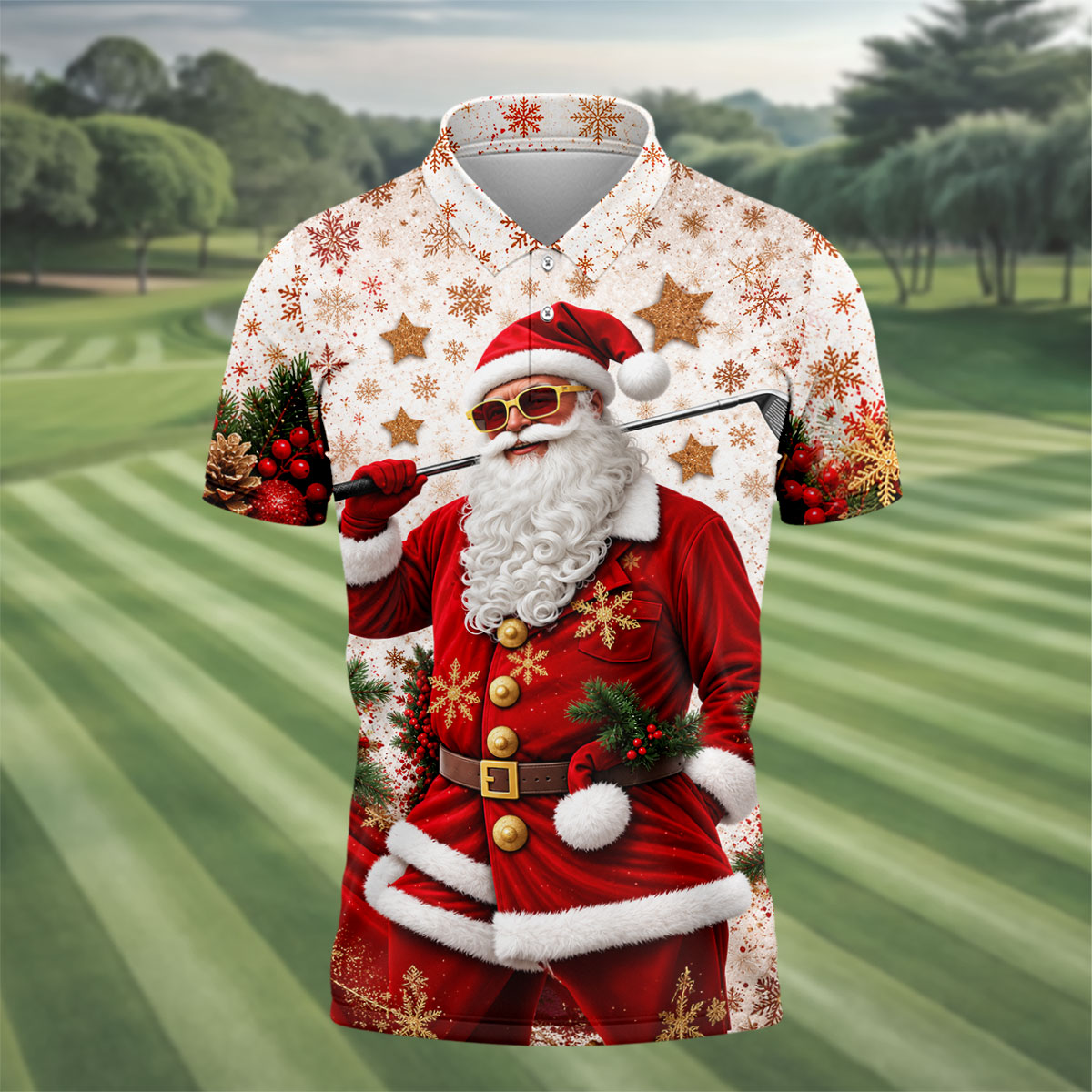 Christmas Golf Apparel - Men - View 3