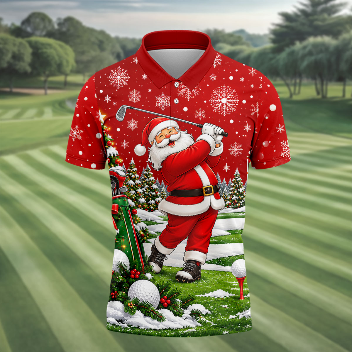 Christmas Golf Apparel - Men - View 3