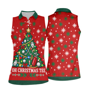 Oh Christmas Tee Golf Tree Golf Shirt, Golf Shirts For Women, Golf Gifts For Women