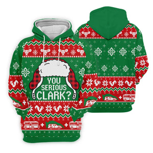 Christmas You Serious Clark Golf Shirt, Golf Shirts For Men, Funny Mens Golf Shirts